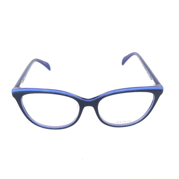 New TOUS Eyeglasses VTOA36 09MC 53 16 135 Acetate Frames Navy Blue Women Glasses - Picture 9 of 15